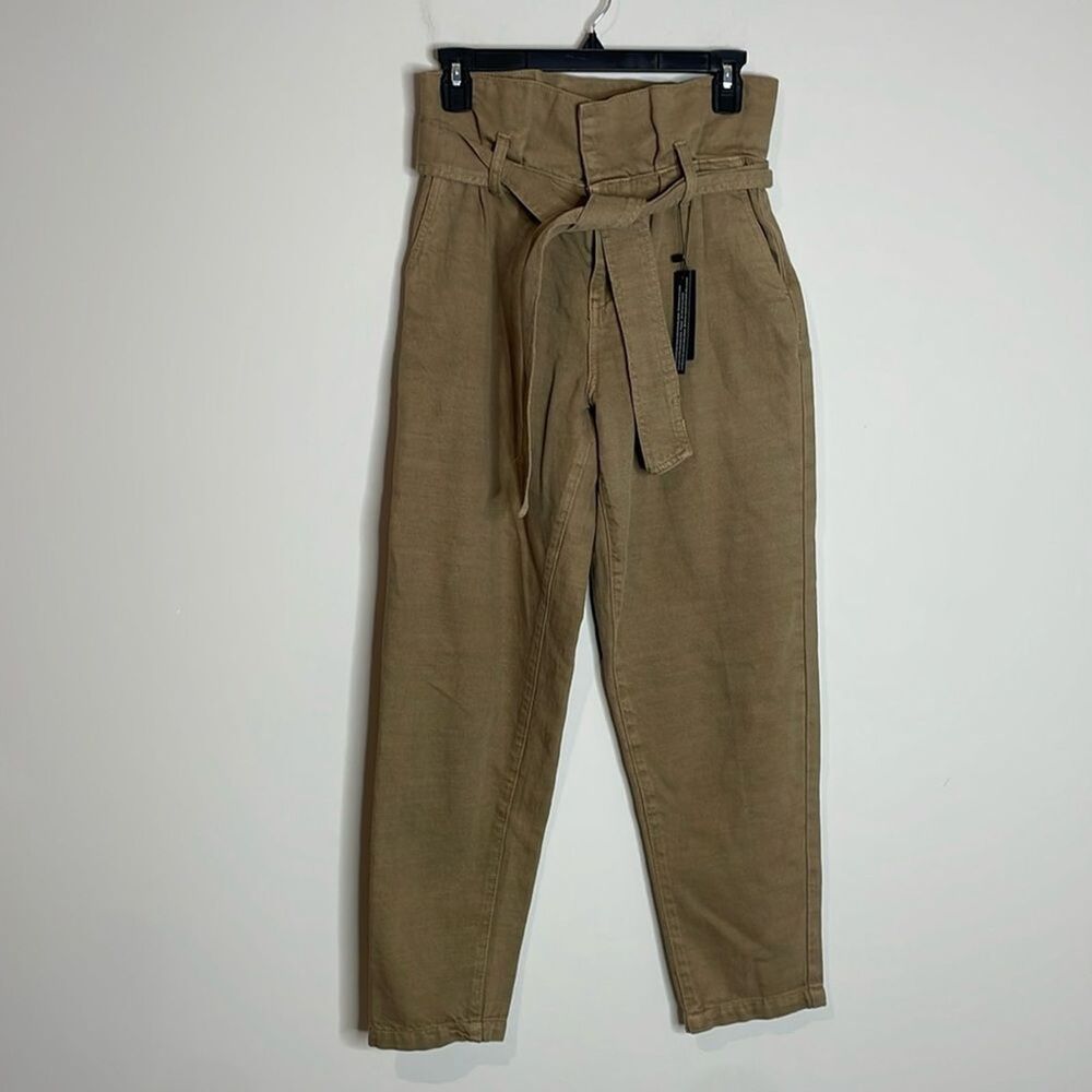 BlankNYC Women’s Sand Storm Paperbag Ankle Pants Size 24 NWT